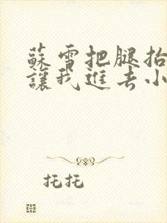 苏雪把腿抬起来让我进去小说