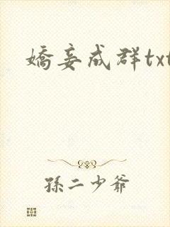 娇妾成群txt