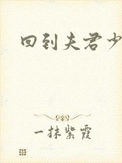 回到夫君少年时