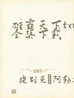 雄霸天下txt全集下载