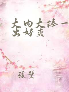 大肉大捧一进一出好爽