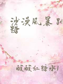 沙漠风暴 跳跳糖