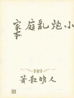 家庭乱炮小说全本