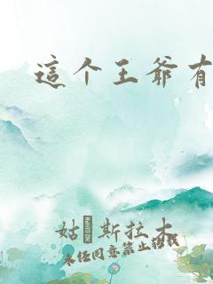 这个王爷有点坏