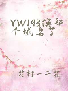 YW193换哪个域名了