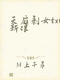 天庭剩女txt新浪