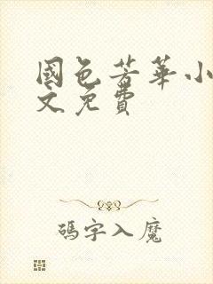 国色芳华小说全文免费