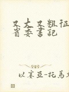 又大又粗征服女省委书记