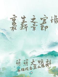 重生之官场风流最新章节