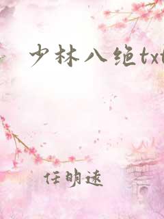 少林八绝txt