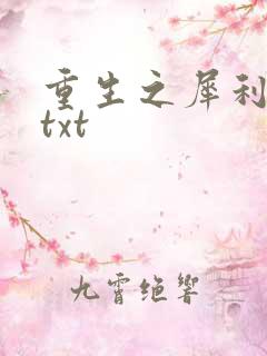 重生之犀利女兵txt
