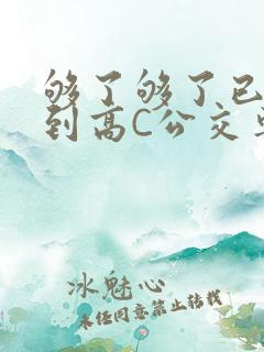 够了够了已经满到高C公交车