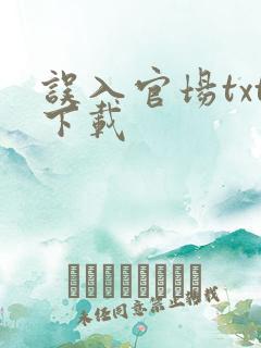 误入官场txt下载