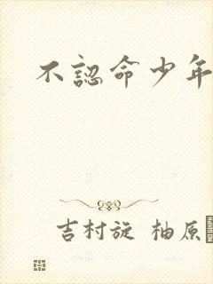 不认命少年向阳