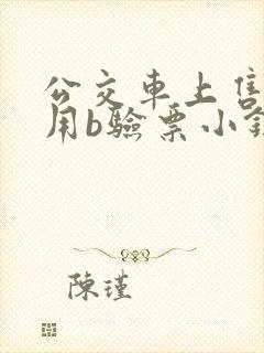 公交车上售票员用b验票小镇