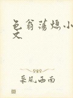 色翁荡熄小说全文