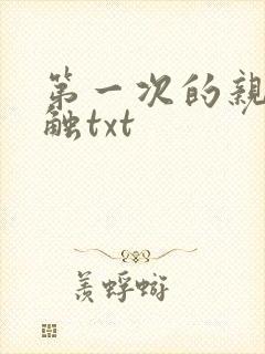 第一次的亲密接触txt