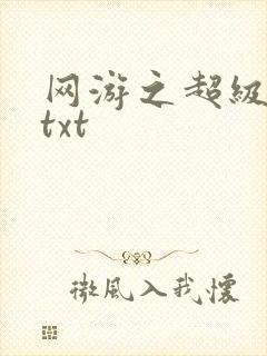 网游之超级鬼才txt