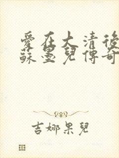 爱在大清后宫.苏墨儿传奇