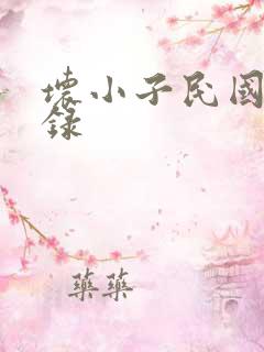 坏小子民国穿越录