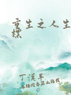 重生之人生新目标