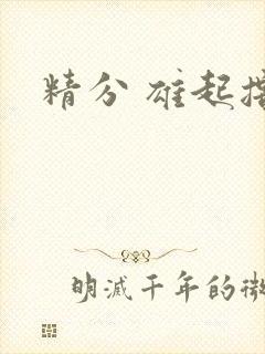 精分 雄起撸