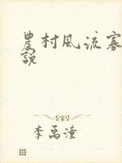 农村风流寡妇小说