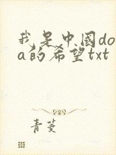 我是中国dota的希望txt