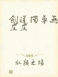 剑道独尊无弹窗皮皮