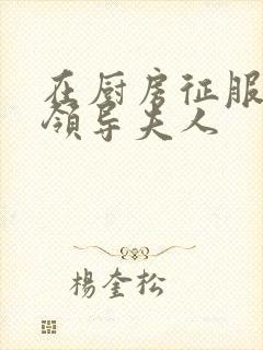 在厨房征服美丽领导夫人