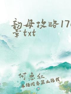 韵母攻略176章txt