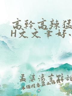 高干高辣猛高辣H文文笔好小说