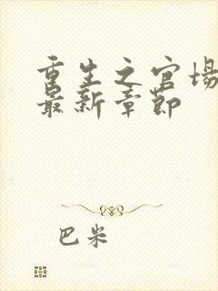 重生之官场风流最新章节