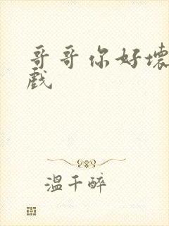 哥哥你好坏小游戏