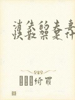 消失的夫妻女主快散架是什么意思