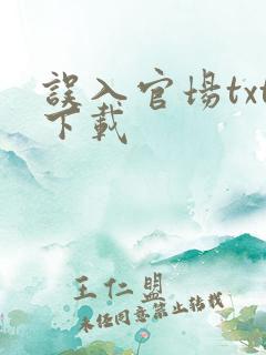 误入官场txt下载