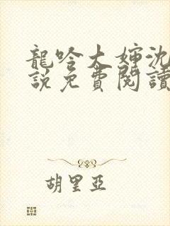 龙吟大婶沈浩小说免费阅读笔趣阁