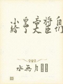 小皇帝将自己赏给了大臣们