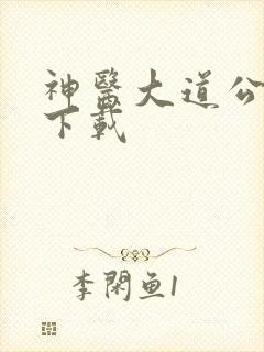 神医大道公全集下载