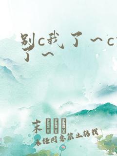别c我了～c烂了～