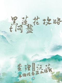 黑莲花攻略txt网盘