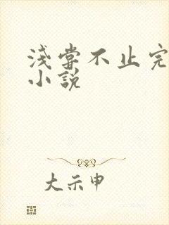 浅尝不止完整版小说