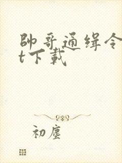 帅哥通缉令txt下载