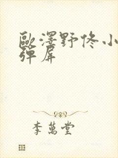 欧泽野佟小曼无弹屏