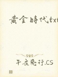 黄金时代txt