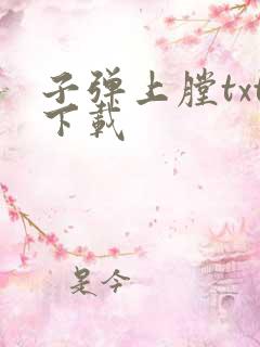 子弹上膛txt下载