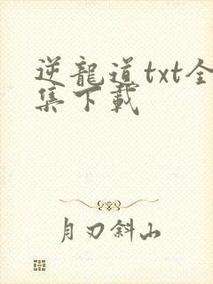 逆龙道txt全集下载