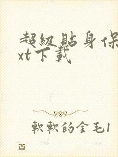 超级贴身保镖txt下载