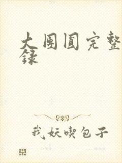 大团圆完整版目录