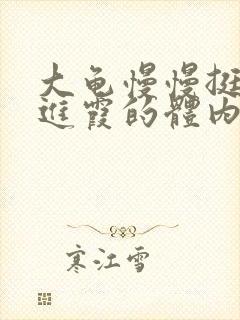 大龟慢慢挺进王进霞的体内